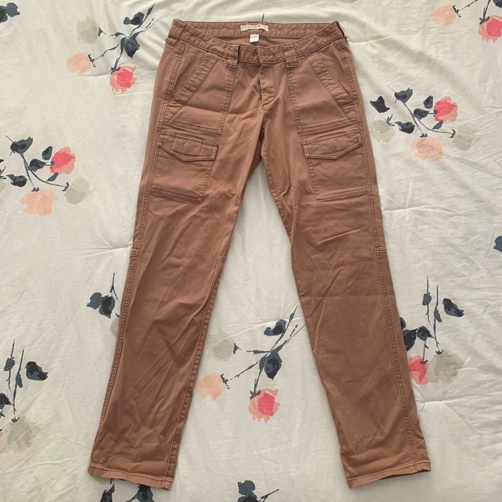 LOFT Dusty Rose Cargo Pants